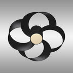 Mantra Rose 65cm 24W LED Dimmable Ceiling Light With Built-In 22W DC Reversible Fan, Remote Control 2700-5000K, 2000lm