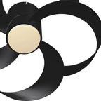 Mantra Rose 65cm 24W LED Dimmable Ceiling Light With Built-In 22W DC Reversible Fan, Remote Control 2700-5000K, 2000lm