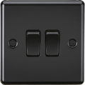 Knightsbridge - Rounded Edge 2G 2 Way Switch - Luminosity Designs Ltd