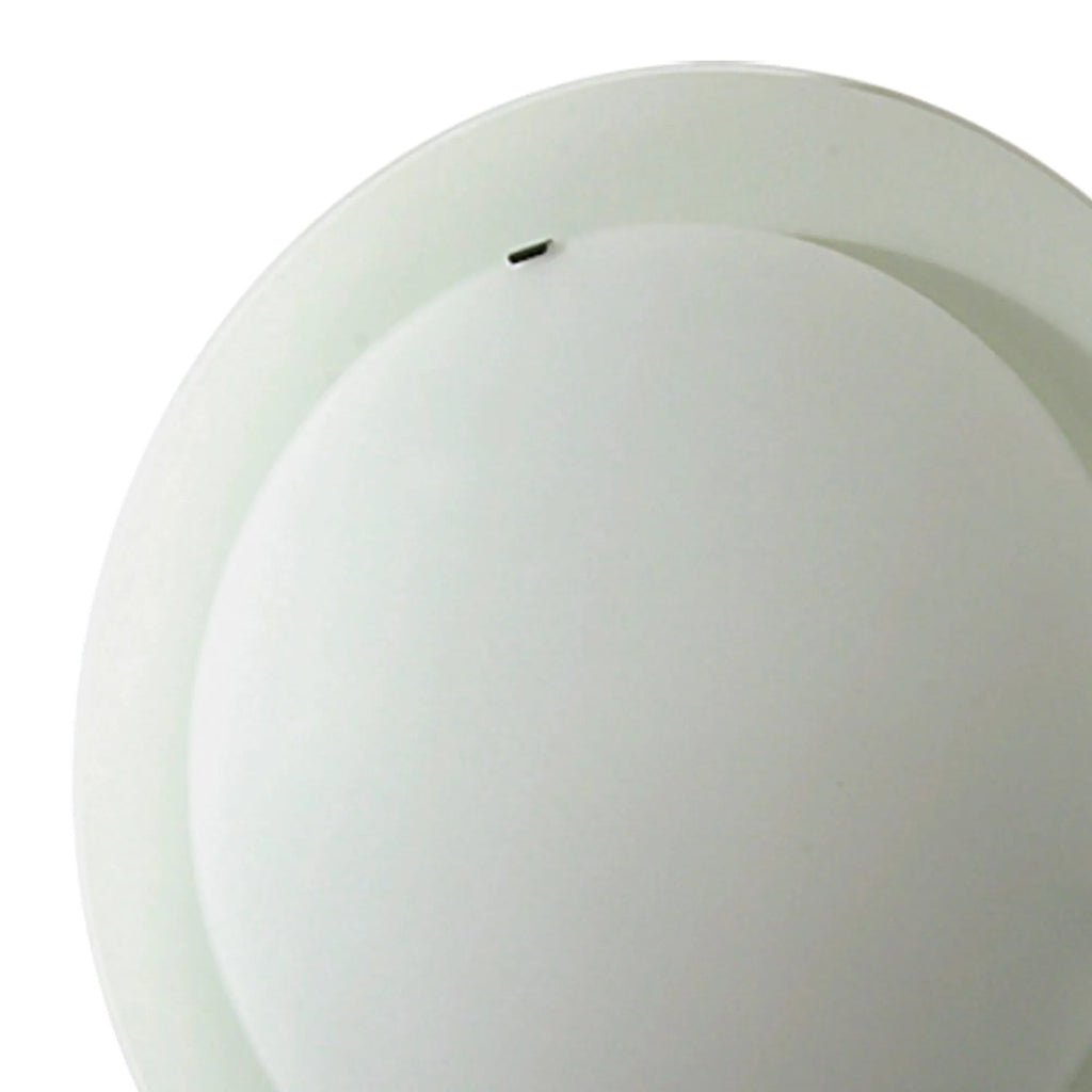 Diyas - Ruby Flush Fitting, Medium, Round, 2 Light E27, Satin Nickel/Opal Glass (Diyas IL20500M) - Luminosity Designs Ltd