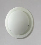 Diyas - Ruby Flush Fitting, Medium, Round, 2 Light E27, Satin Nickel/Opal Glass (Diyas IL20500M) - Luminosity Designs Ltd