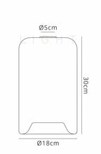 Luminosity Designs Ltd - Sadie Curved Rim Cylinder Glass - Luminosity Designs Ltd