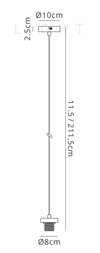 Luminosity Designs Ltd - Sadie Single Pendant Light - Luminosity Designs Ltd