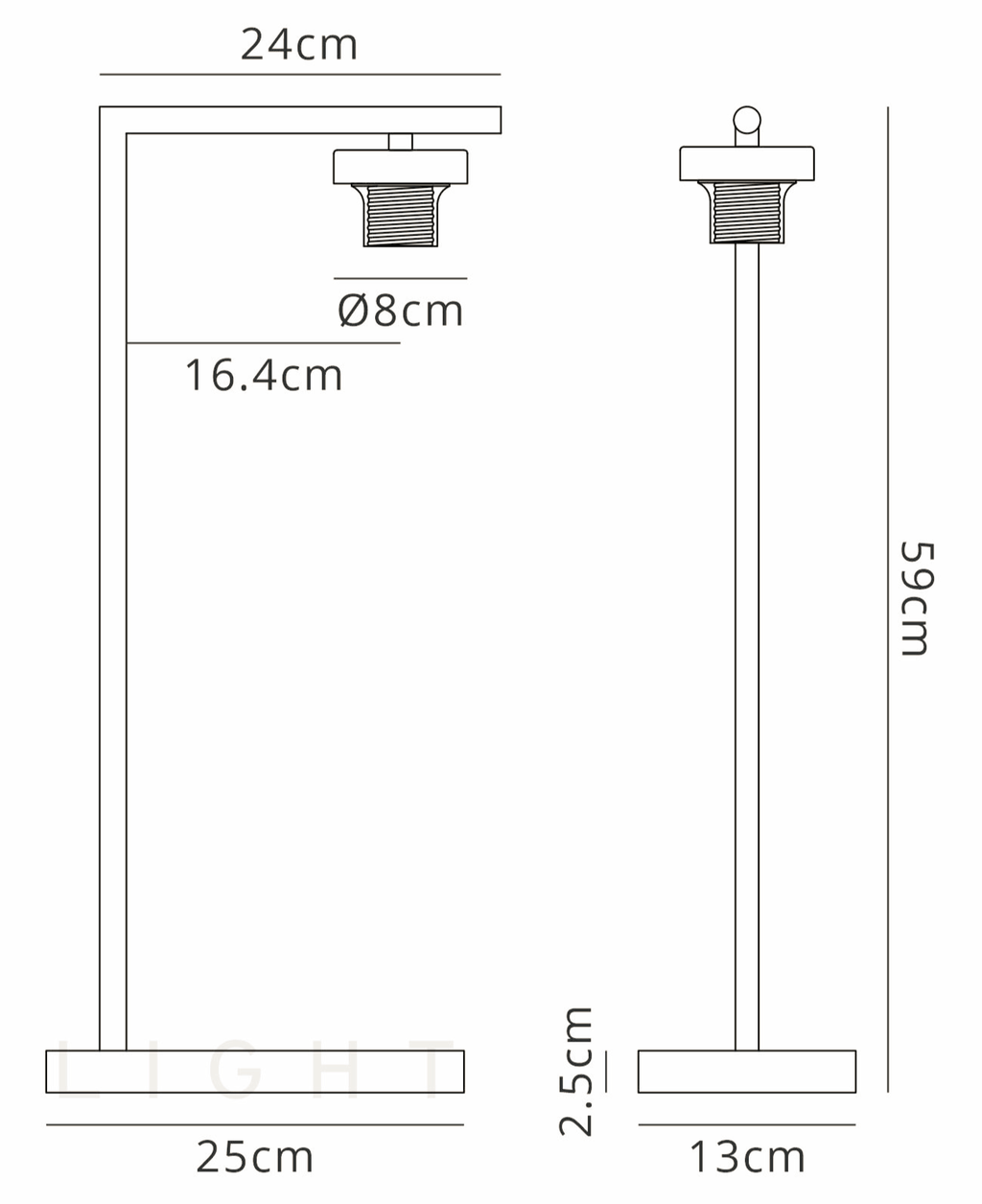 Luminosity Designs Ltd - Sadie Tall Table Lamp - Luminosity Designs Ltd