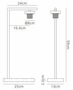 Luminosity Designs Ltd - Sadie Tall Table Lamp - Luminosity Designs Ltd