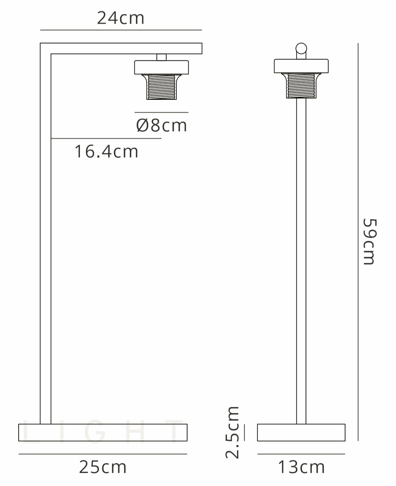 Luminosity Designs Ltd - Sadie Tall Table Lamp - Luminosity Designs Ltd