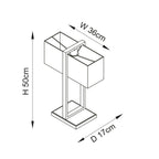 Luminosity Designs - Salma Table Lamp - Luminosity Designs Ltd