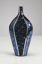 Diyas Home - Sapphire Mosaic Vase - Luminosity Designs Ltd