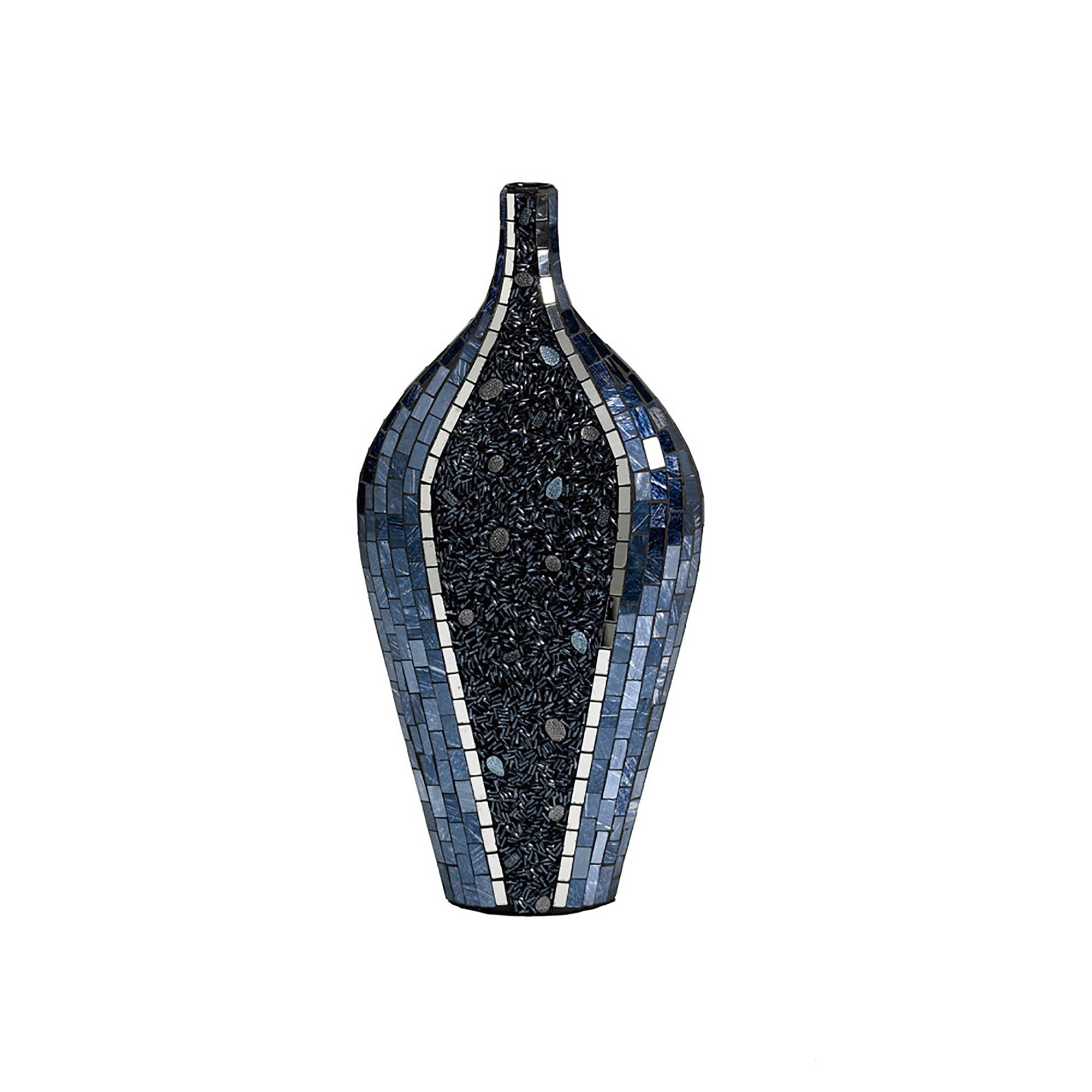 Diyas Home - Sapphire Mosaic Vase - Luminosity Designs Ltd
