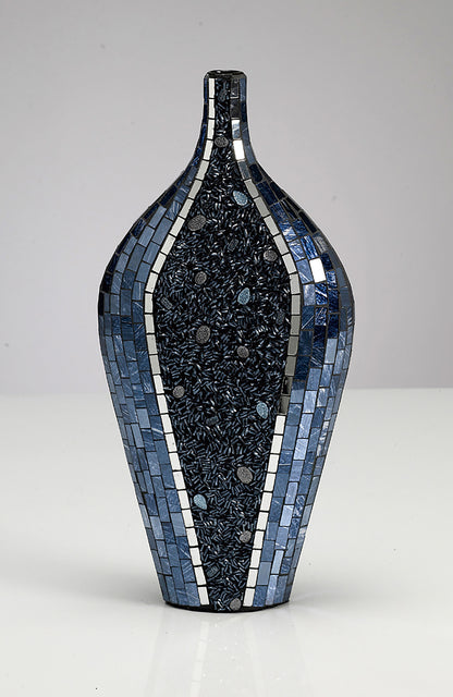 Sapphire Mosaic Vase