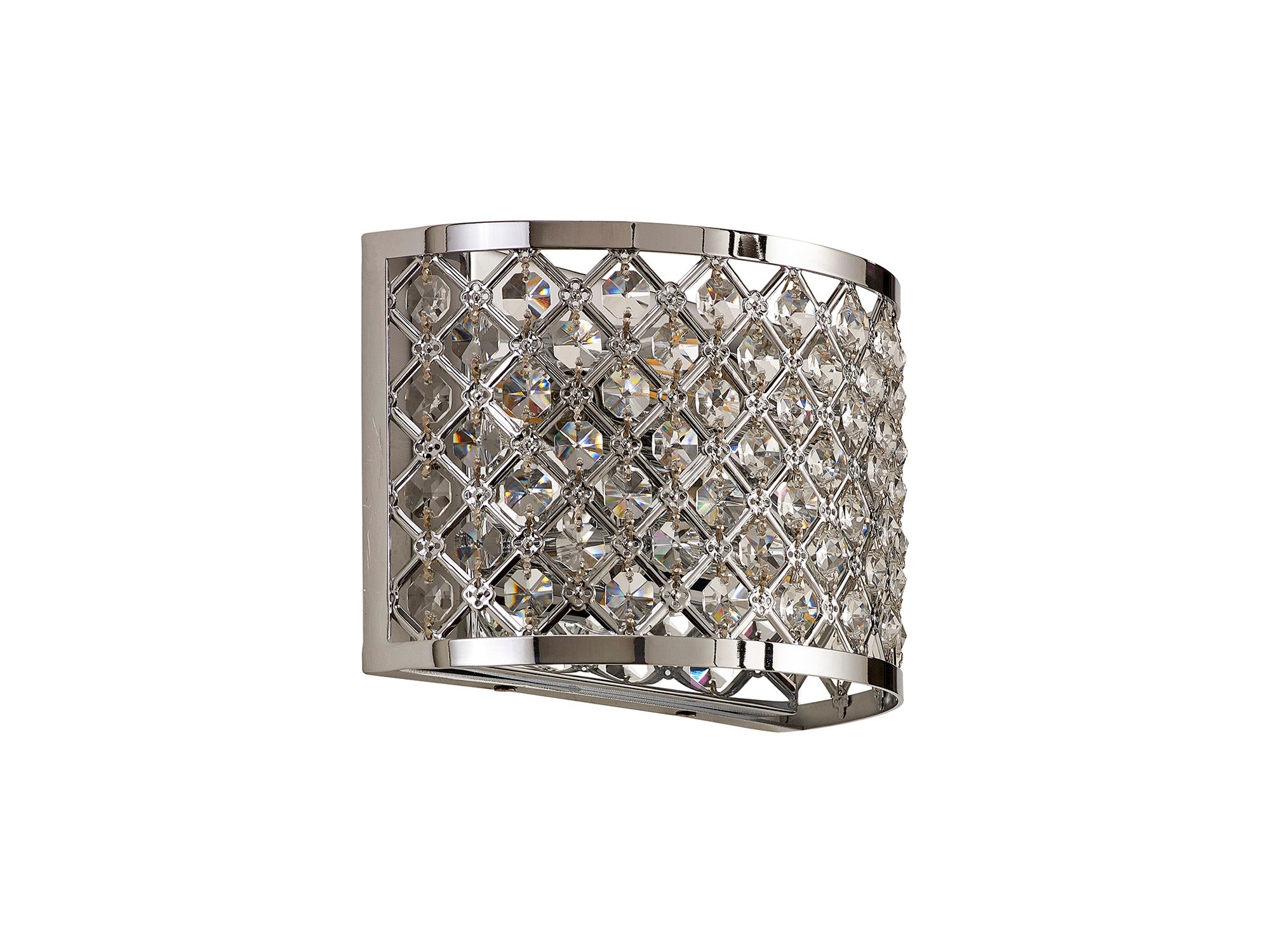 Deco - Sasha Wall Light with Crystal Panels - Luminosity Designs Ltd