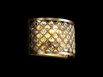 Sasha Wall Light with Crystal Panels