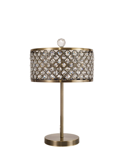 Sasha Table Lamp with Crystal Panels