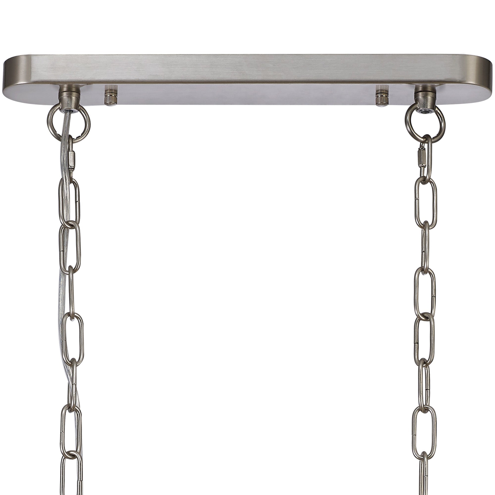 Luminosity Designs - Satin Nickel Sledmere 2 Light Bar (Converts to Semi Flush) 2x E27 - Luminosity Designs Ltd