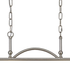 Luminosity Designs - Satin Nickel Sledmere 2 Light Bar (Converts to Semi Flush) 2x E27 - Luminosity Designs Ltd