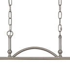 Luminosity Designs - Satin Nickel Sledmere 2 Light Bar (Converts to Semi Flush) 2x E27 - Luminosity Designs Ltd