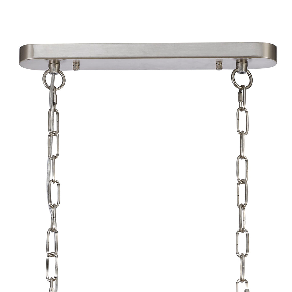 Luminosity Designs - Satin Nickel Sledmere 2 Light Bar (Converts to Semi Flush) 2x E27 - Luminosity Designs Ltd