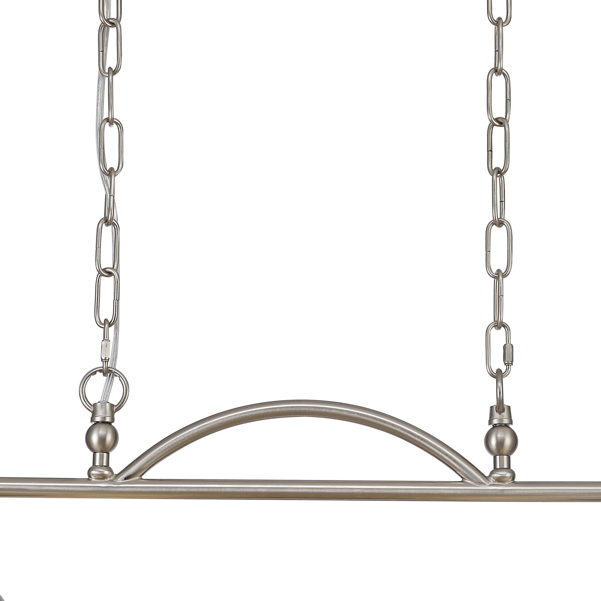 Luminosity Designs - Satin Nickel Sledmere 2 Light Bar (Converts to Semi Flush) 2x E27 - Luminosity Designs Ltd