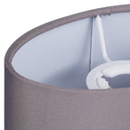 Deco - Serena Oval Faux Silk Fabric Shade - Luminosity Designs Ltd