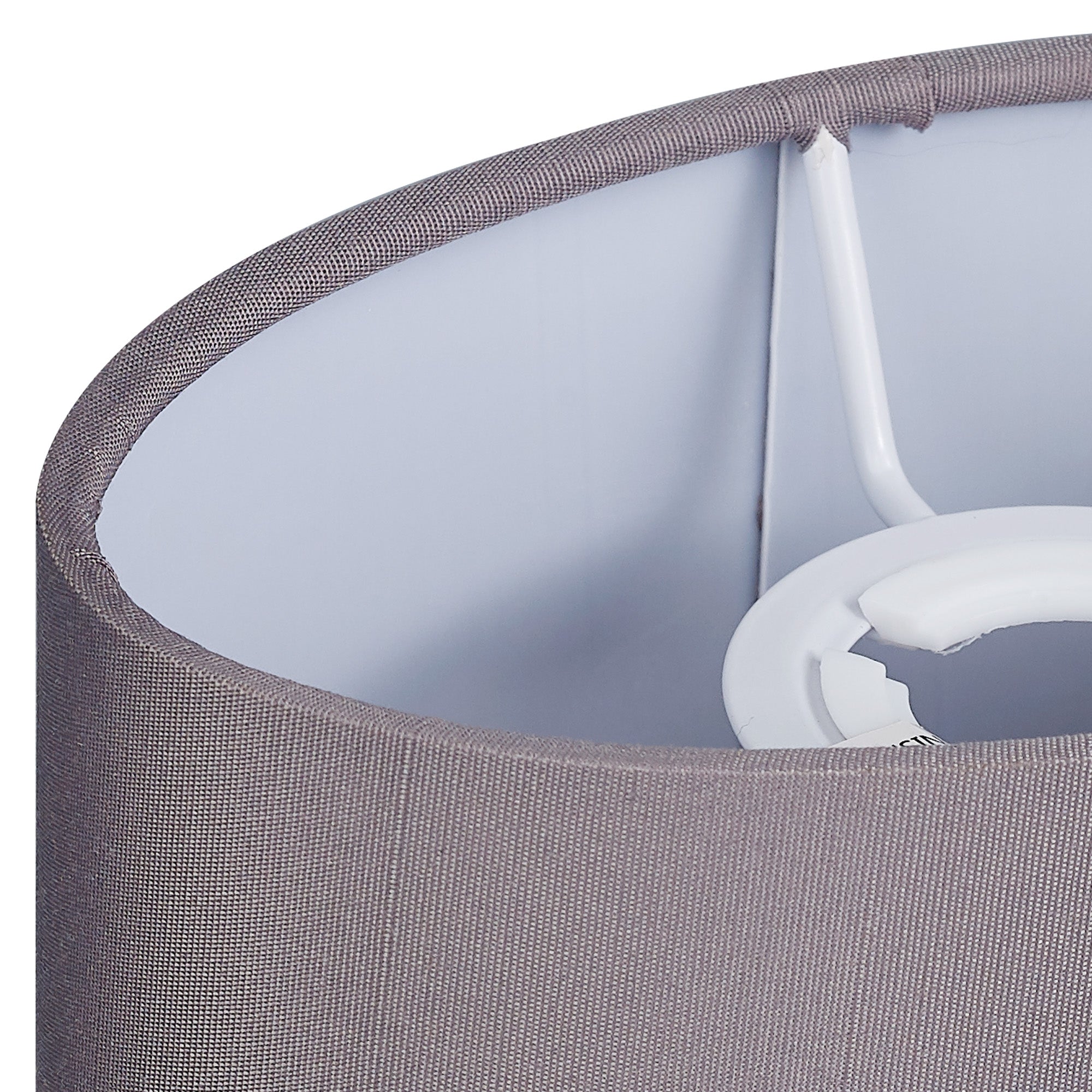 Deco - Serena Oval Faux Silk Fabric Shade - Luminosity Designs Ltd