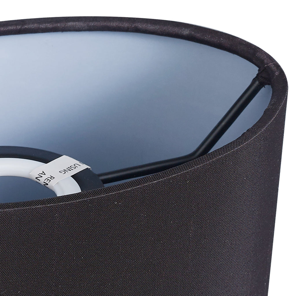 Deco - Serena Oval Faux Silk Fabric Shade - Luminosity Designs Ltd