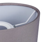 Deco - Serena Oval Faux Silk Fabric Shade - Luminosity Designs Ltd