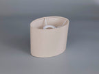 Deco - Serena Oval Faux Silk Fabric Shade - Luminosity Designs Ltd