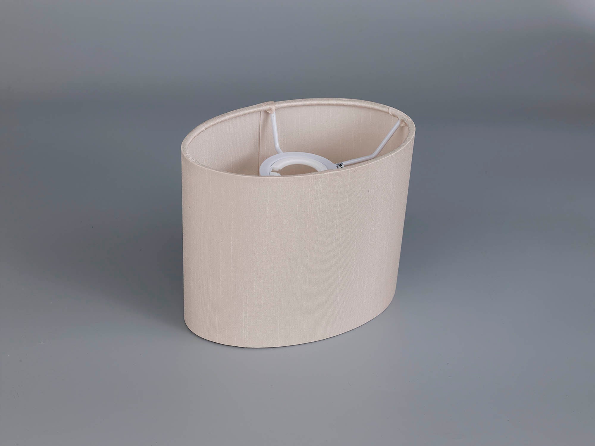 Deco - Serena Oval Faux Silk Fabric Shade - Luminosity Designs Ltd