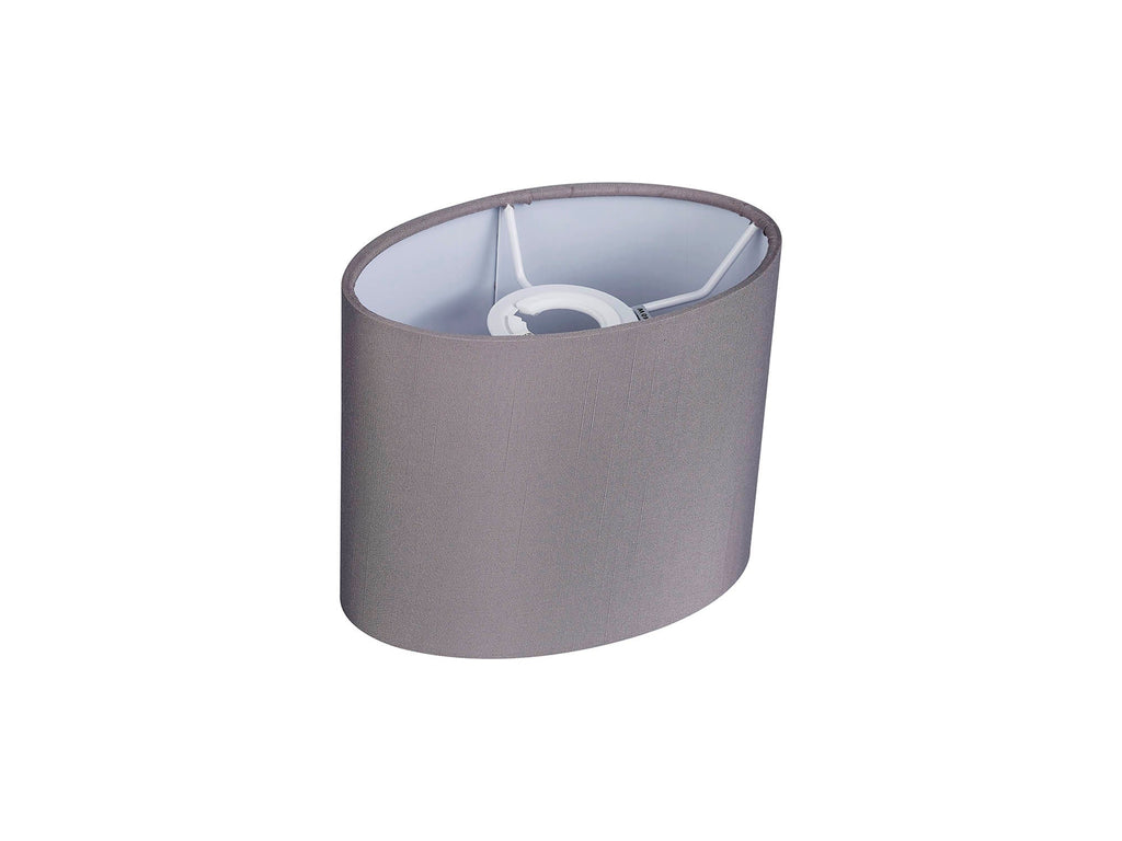 Deco - Serena Oval Faux Silk Fabric Shade - Luminosity Designs Ltd