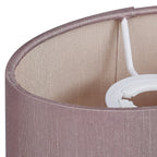 Deco - Serena Oval Faux Silk Fabric Shade - Luminosity Designs Ltd