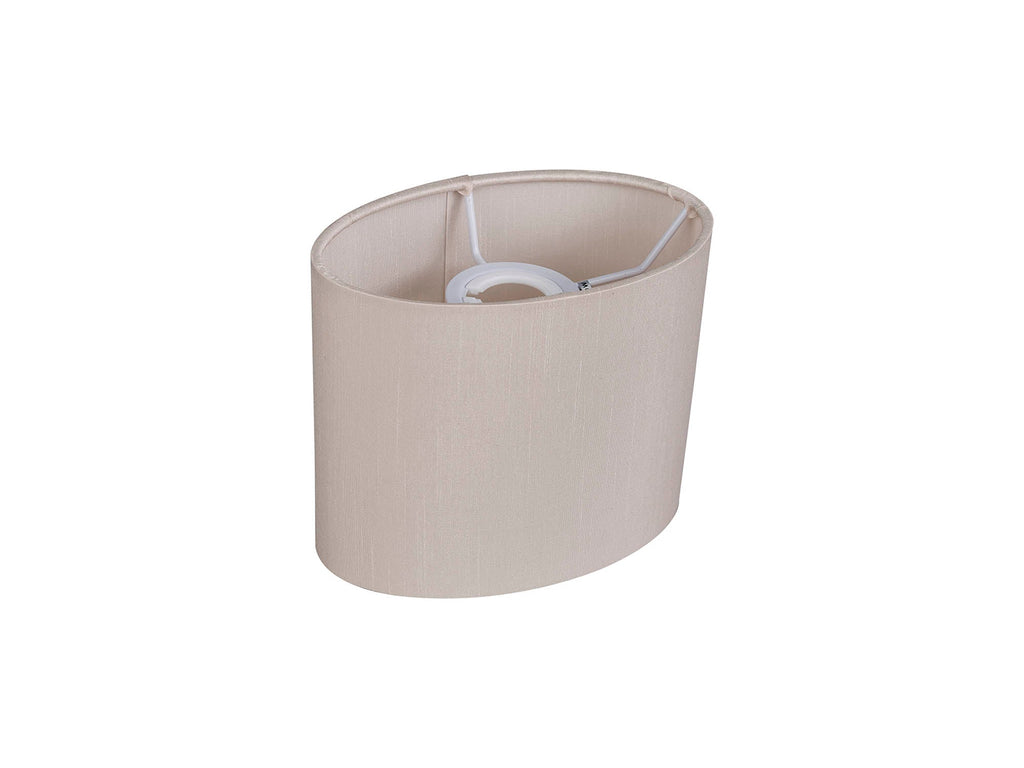 Deco - Serena Oval Faux Silk Fabric Shade - Luminosity Designs Ltd