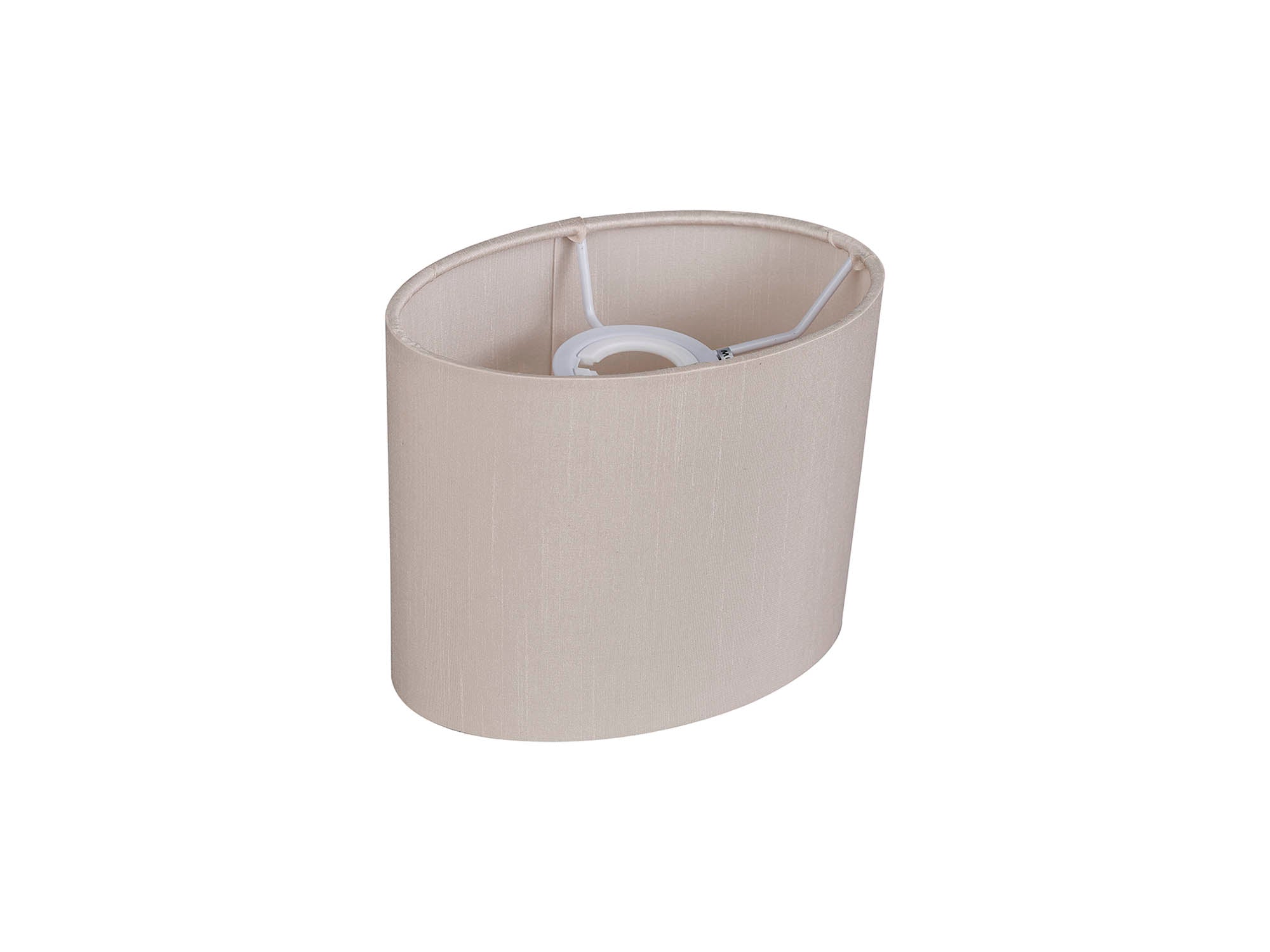 Deco - Serena Oval Faux Silk Fabric Shade - Luminosity Designs Ltd