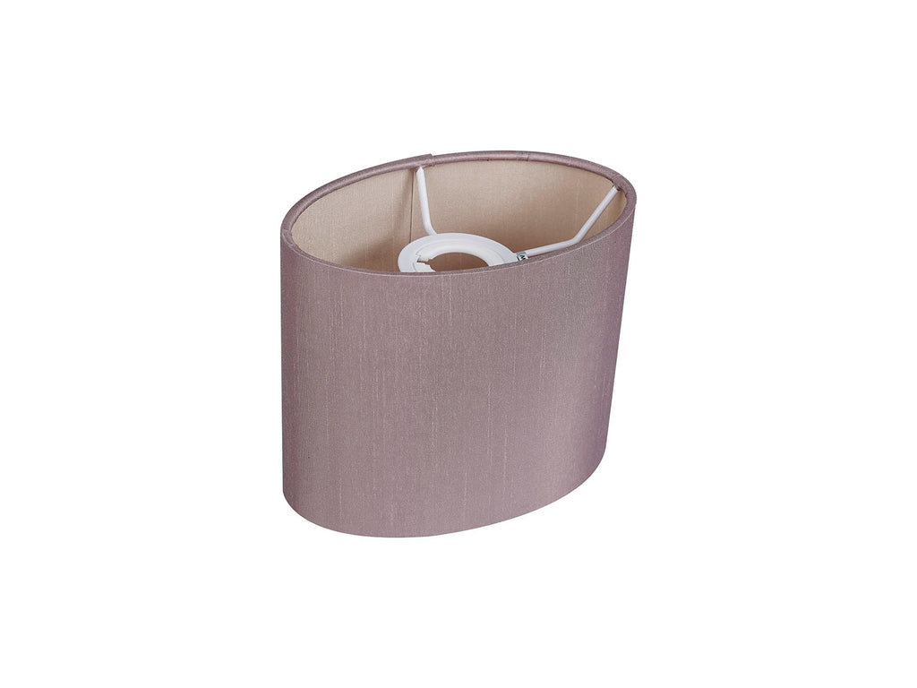 Deco - Serena Oval Faux Silk Fabric Shade - Luminosity Designs Ltd