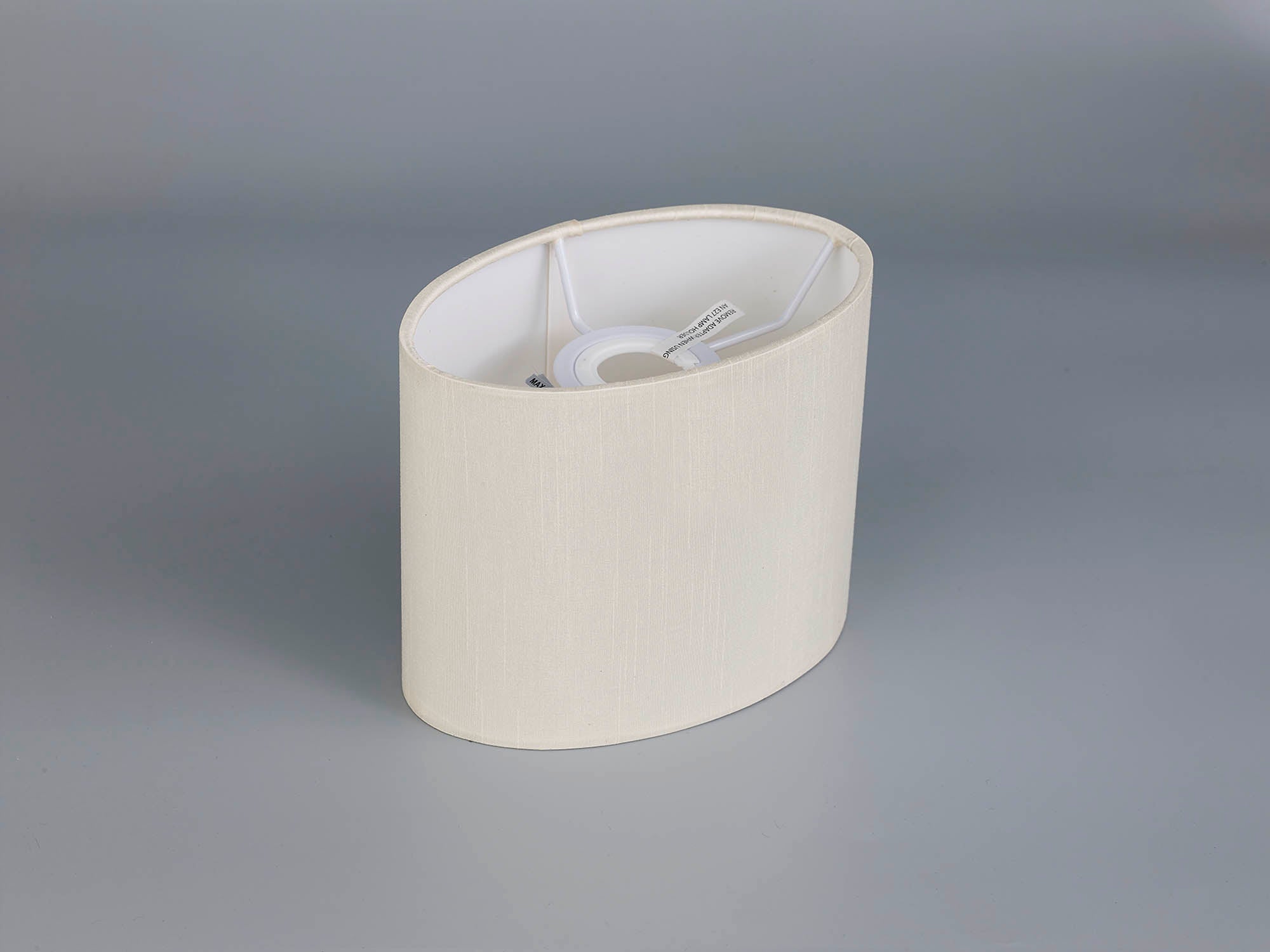 Deco - Serena Oval Faux Silk Fabric Shade - Luminosity Designs Ltd