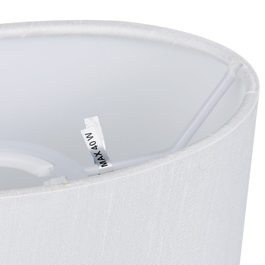 Deco - Serena Oval Faux Silk Fabric Shade - Luminosity Designs Ltd