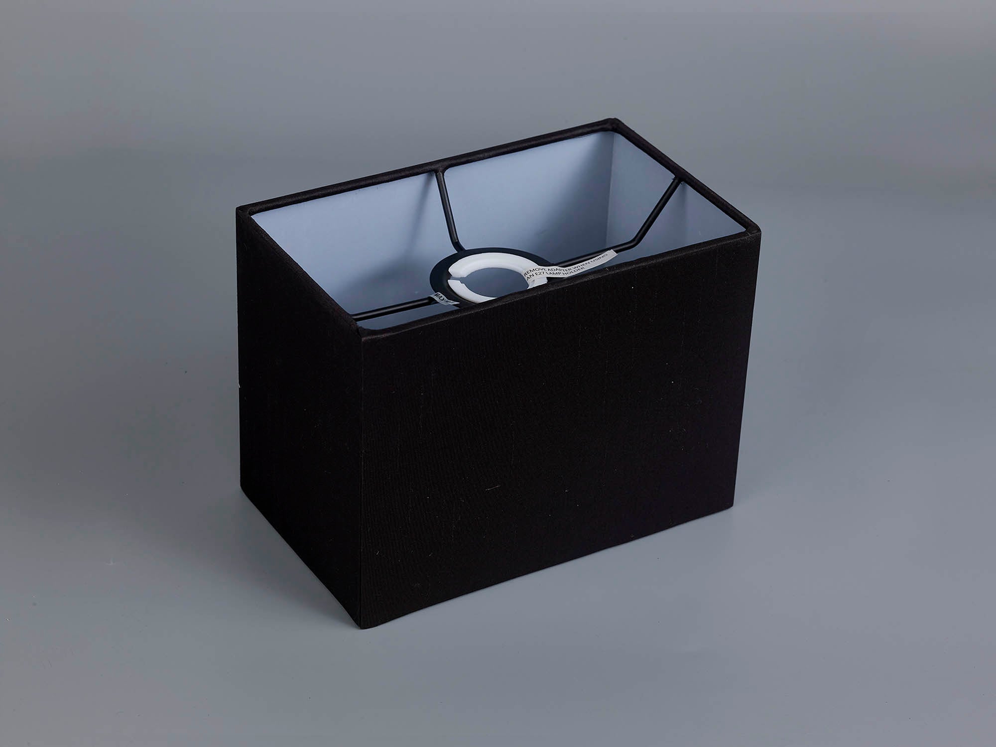 Deco - Serena Rectangular Faux Silk Fabric Shade - Luminosity Designs Ltd