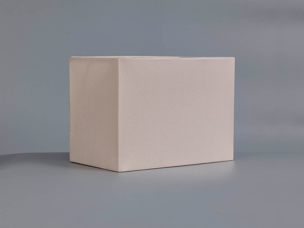 Deco - Serena Rectangular Faux Silk Fabric Shade - Luminosity Designs Ltd