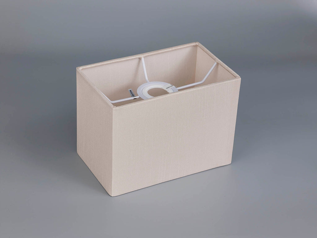 Deco - Serena Rectangular Faux Silk Fabric Shade - Luminosity Designs Ltd