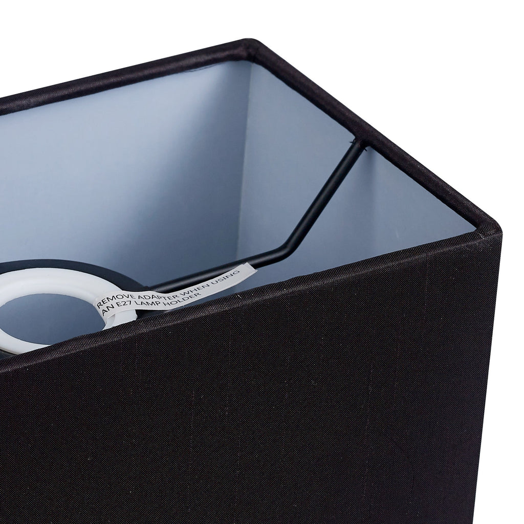 Deco - Serena Rectangular Faux Silk Fabric Shade - Luminosity Designs Ltd