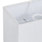 Deco - Serena Rectangular Faux Silk Fabric Shade - Luminosity Designs Ltd