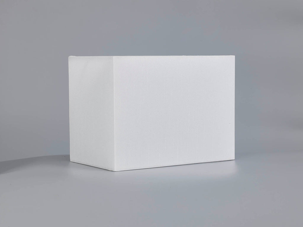 Deco - Serena Rectangular Faux Silk Fabric Shade - Luminosity Designs Ltd