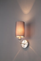 Deco - Serena Round Faux Silk Fabric Shade - Luminosity Designs Ltd