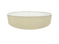 Deco - Serena Round Faux Silk Fabric Shade - Luminosity Designs Ltd