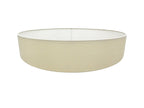 Deco - Serena Round Faux Silk Fabric Shade - Luminosity Designs Ltd
