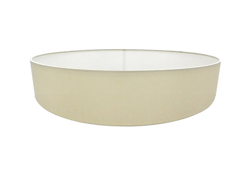 Deco - Serena Round Faux Silk Fabric Shade - Luminosity Designs Ltd