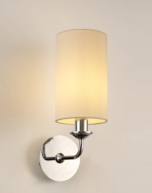 Deco - Serena Round Faux Silk Fabric Shade - Luminosity Designs Ltd