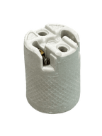 Luminosity Designs - SES Porcelain Lampholder With L Bracket Fixing - Luminosity Designs Ltd