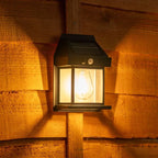 lse - Set of 4 Mini Lantern Solar PIR Wall Light - Luminosity Designs Ltd