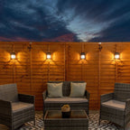 lse - Set of 4 Mini Lantern Solar PIR Wall Light - Luminosity Designs Ltd