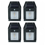 lse - Set of 4 Mini Lantern Solar PIR Wall Light - Luminosity Designs Ltd